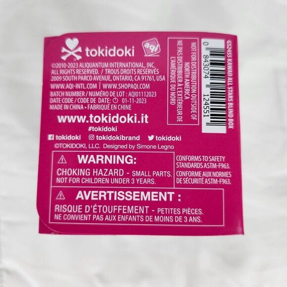 Tokidoki Plush Keychain Blind Box Lot of 2 Kawaii All Stars Series Donutella - Picture 12 of 13